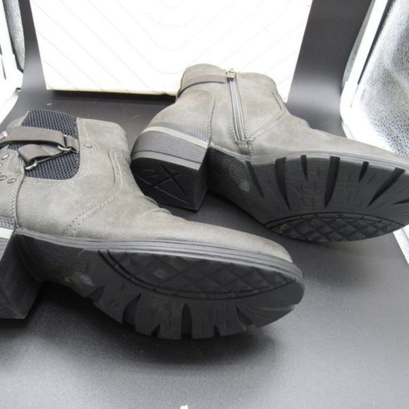 WOMEN'S SPRING ANKLE BOOT by EVE Par Bloom & Co..  7.5.  Grey. NIB - Picture 9 of 10